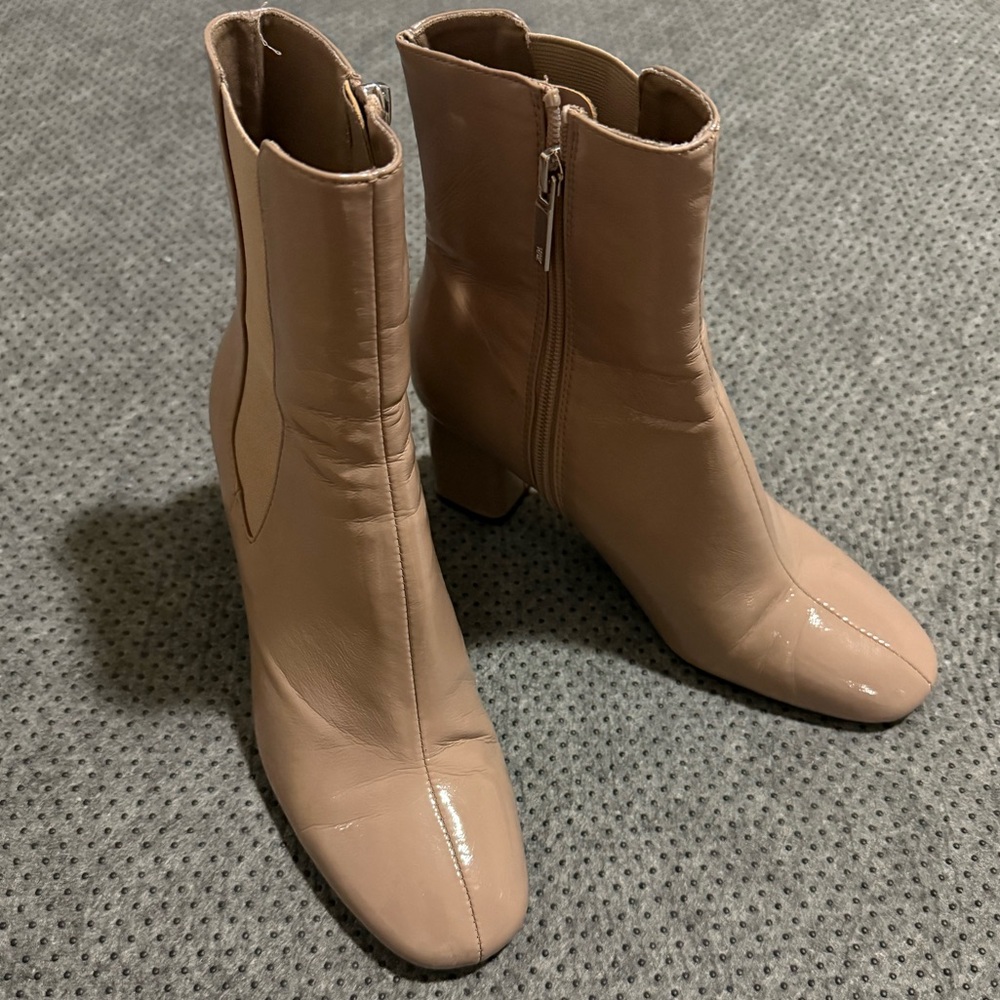 Zara Tan Ankle Boots